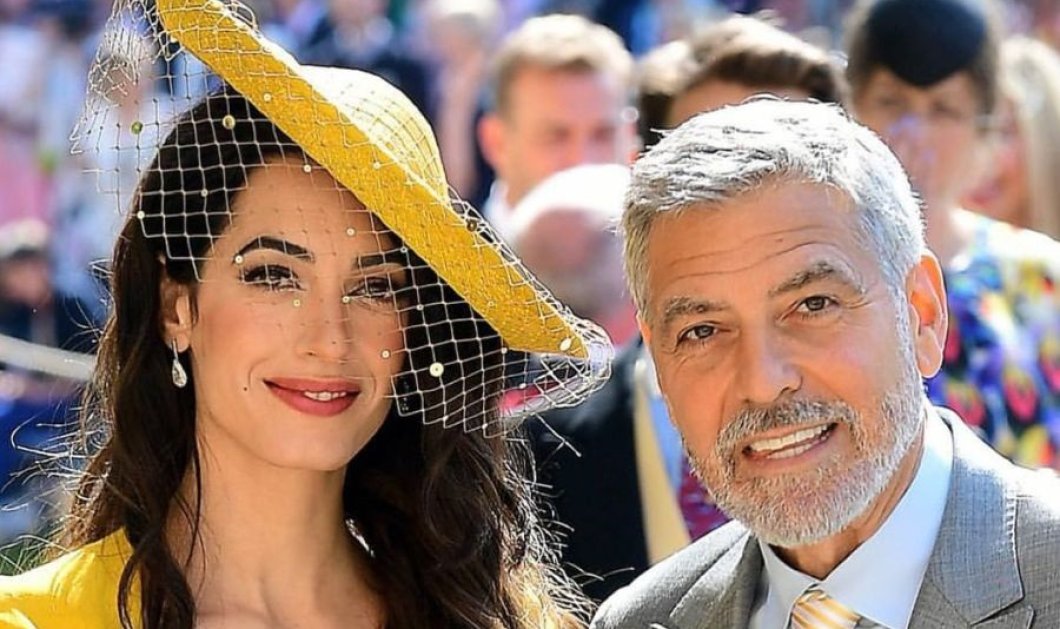 Όταν η Αmal Clooney έβαλε floral mini φορεματάκι με βολάν - Το ψάθινο καπέλο & o George της με polo (φωτό) - Κυρίως Φωτογραφία - Gallery - Video