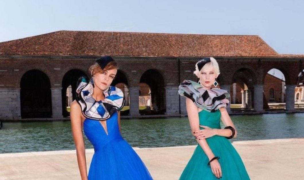 Φαντασμαγορικό fashion show του Giorgio Armani στη Βενετία - Λαμπερά φορέματα σε έντονα χρώματα - Κομψότητα, βολάν και υπέροχα μοτίβα - Κυρίως Φωτογραφία - Gallery - Video