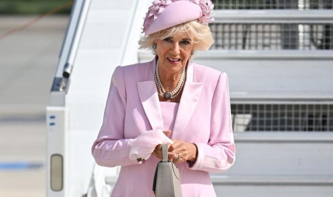 Βασίλισσα Καμίλα: Με ρομαντική διάθεση & baby pink outfit δίπλα στον Βασιλιά Κάρολο στο Παρίσι - Κυρίως Φωτογραφία - Gallery - Video